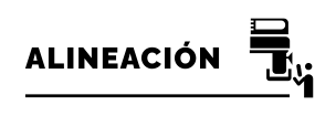 ALINEACION BOTON